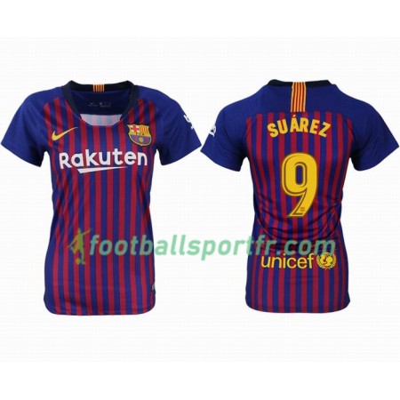 Tenue Barcelone SUAREZ 9 Féminine Domicile 2018-2019 Maillot de Foot
